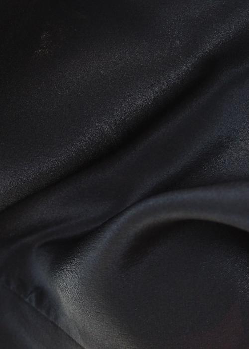 silk band top black sleeveless high neck free and form designer clothing