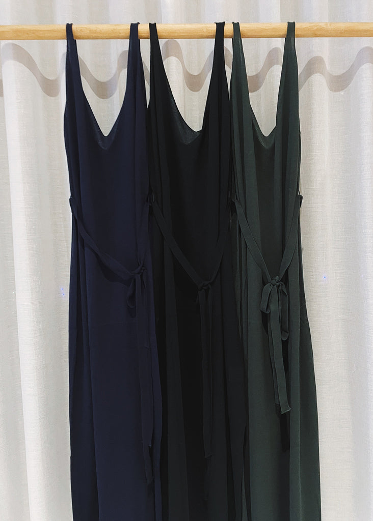 Mulberry Silk Slip Knit Dress