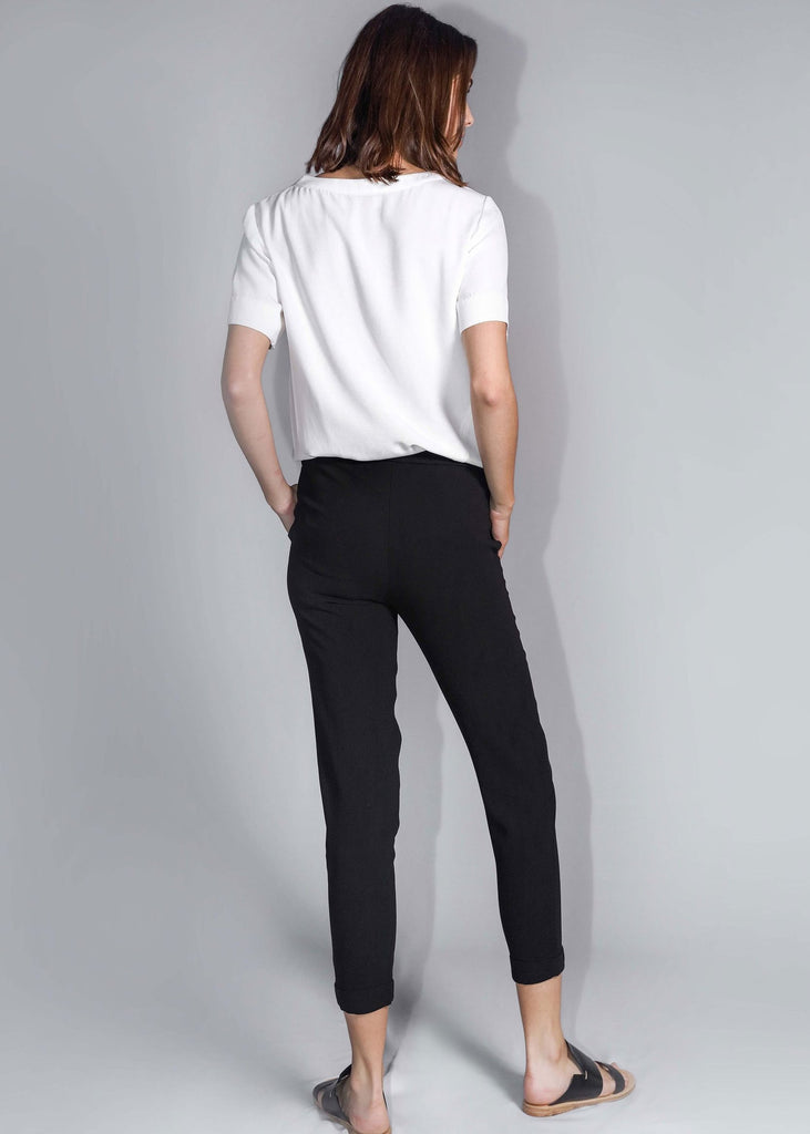 freeandform pants waist bottom trouser drawstrings black